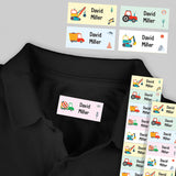 school name labels iron on