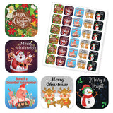 Festive Merry Christmas Labels