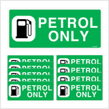 Petrol Only Sticker