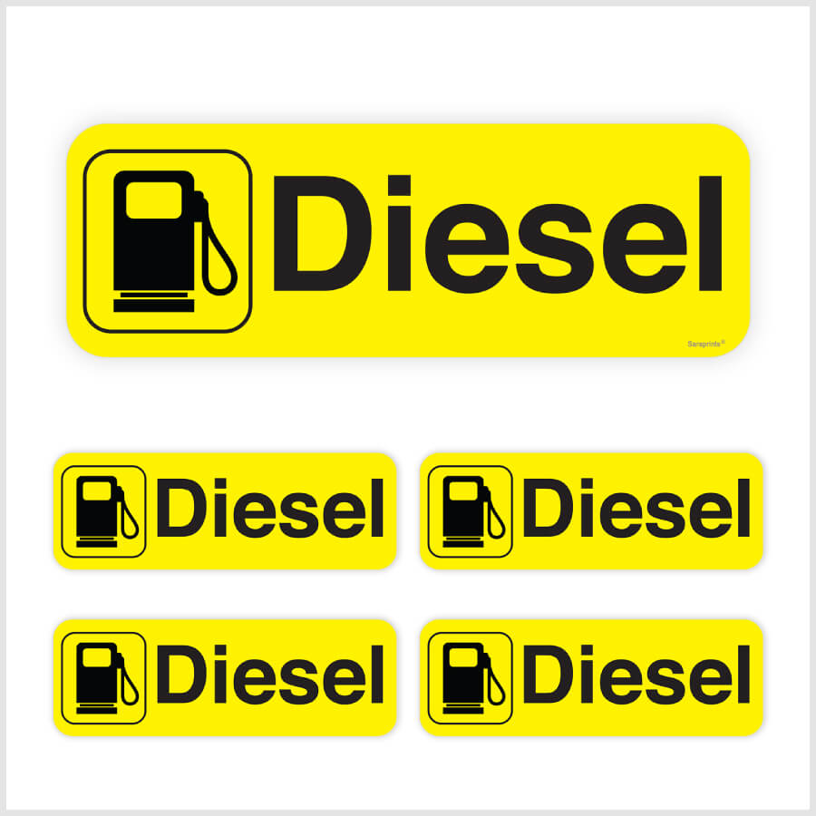 Def Deisel Sticker Car fuel sticker for diesel/Fuel sticker/Self-adhesive diesel fuel ...