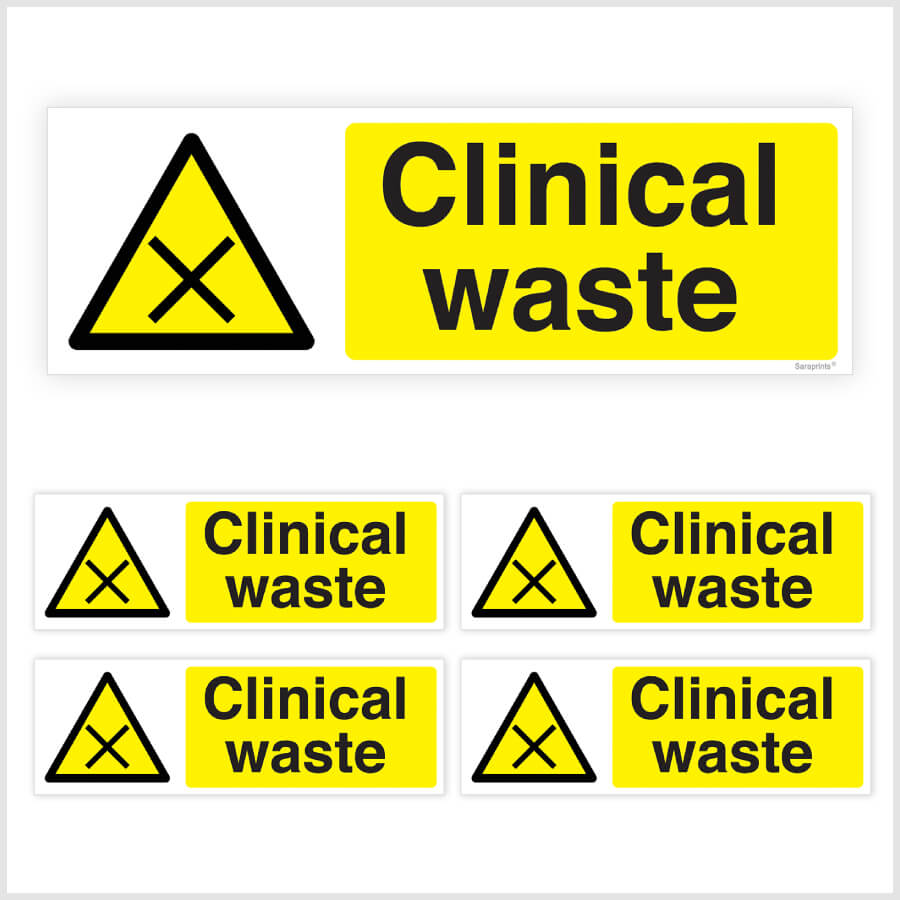 Clinical Waste Stickers