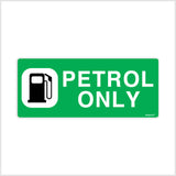 Petrol Only Sticker
