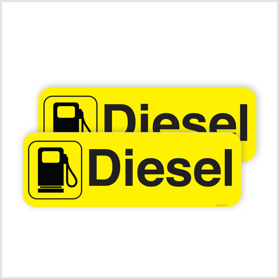Car fuel sticker for diesel/Fuel sticker/Self-adhesive diesel fuel ...