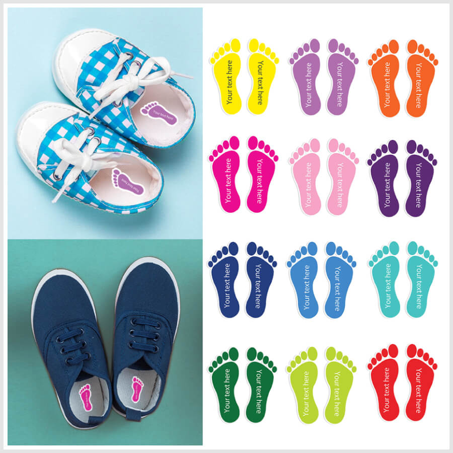 Shoe Name Sticker | Personalised Shoe Name Label – papaprints