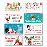 Christmas food stickers