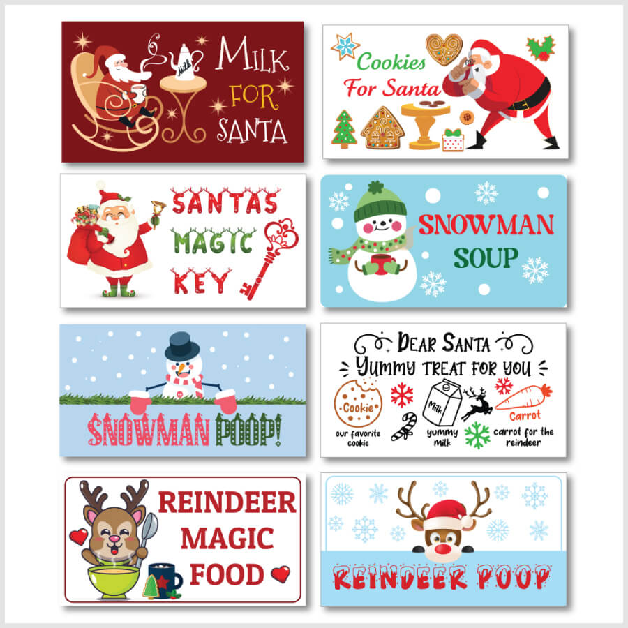 Reindeer food decorations