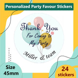 Personlised Party Celebration Labels