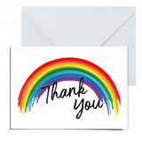 Rainbow Thank you Cards