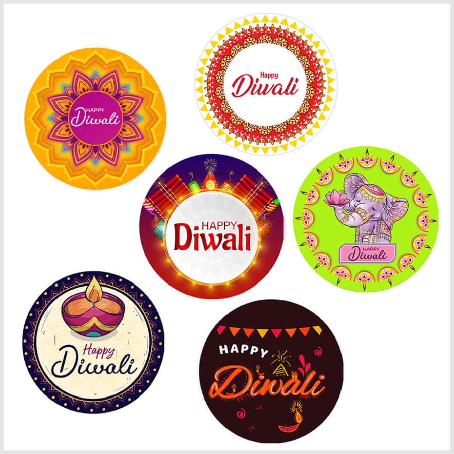Sparkling Diwali Stickers – papaprints