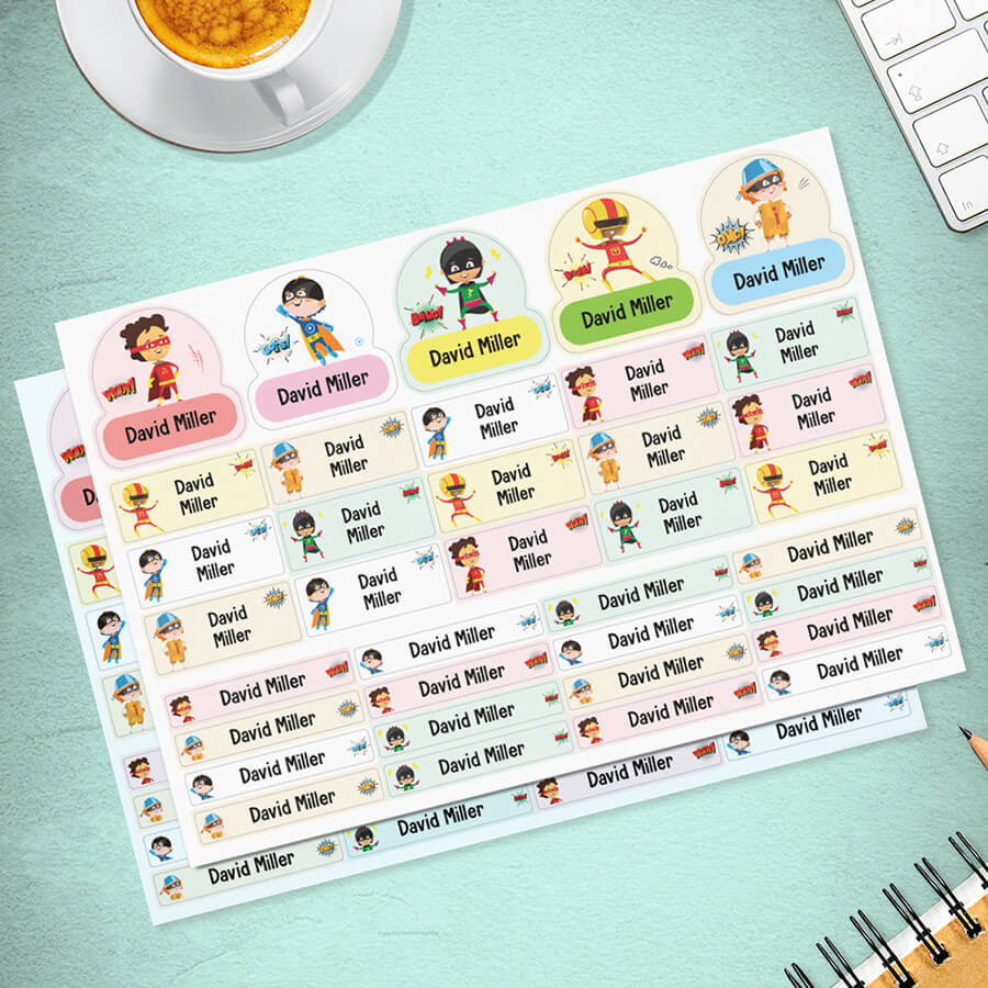 Super hero sticker