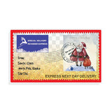 Christmas Stamp Sticker - Rectangle - North Pole
