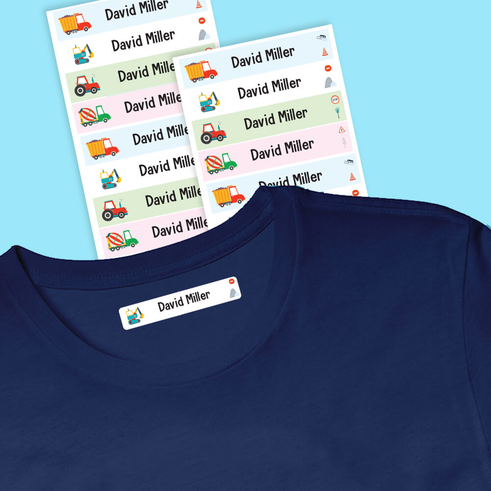 Iron On Name Labels for Clothes Kids