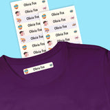 Iron On Name Tags for Clothes for Care Home