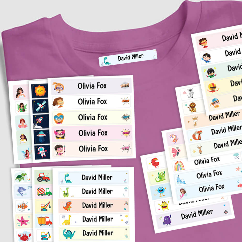 Custom Iron On Label | Iron On Labels for Uniform – papaprints