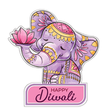 Cute Elephant Diwali Stickers