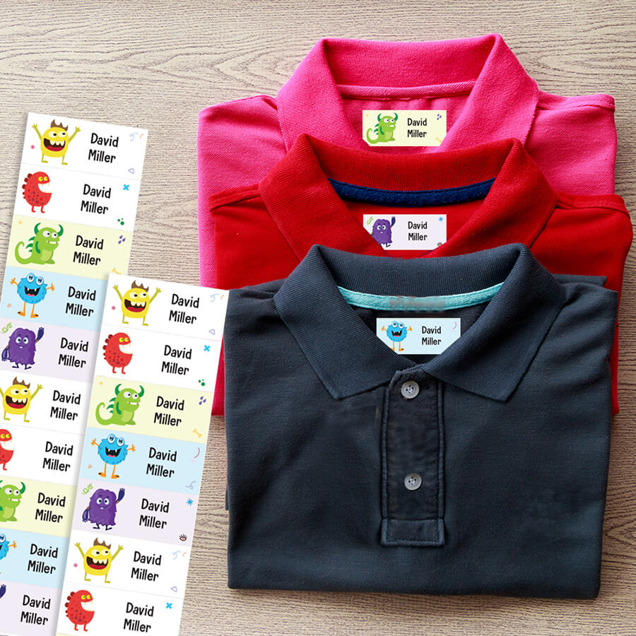 iron on labels for clothes personalised