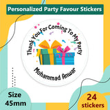 Personlised Gift Party Bag Labels