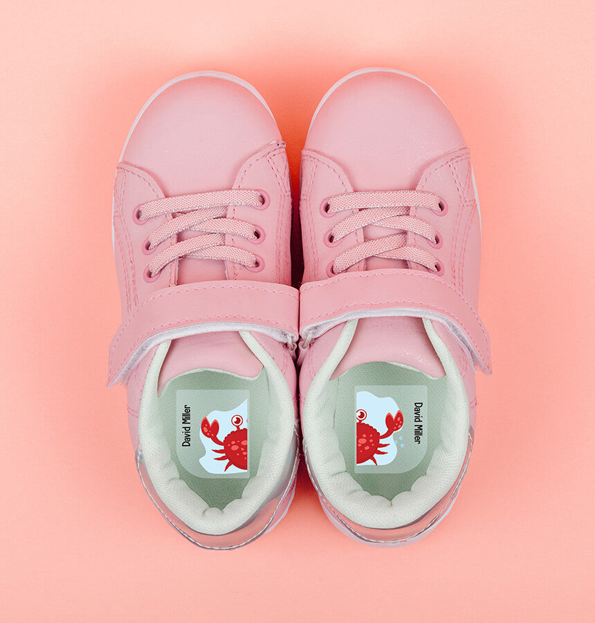 Crab shoe label