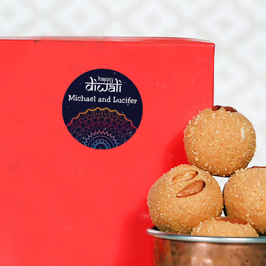 Personalised Diwali Name Labels