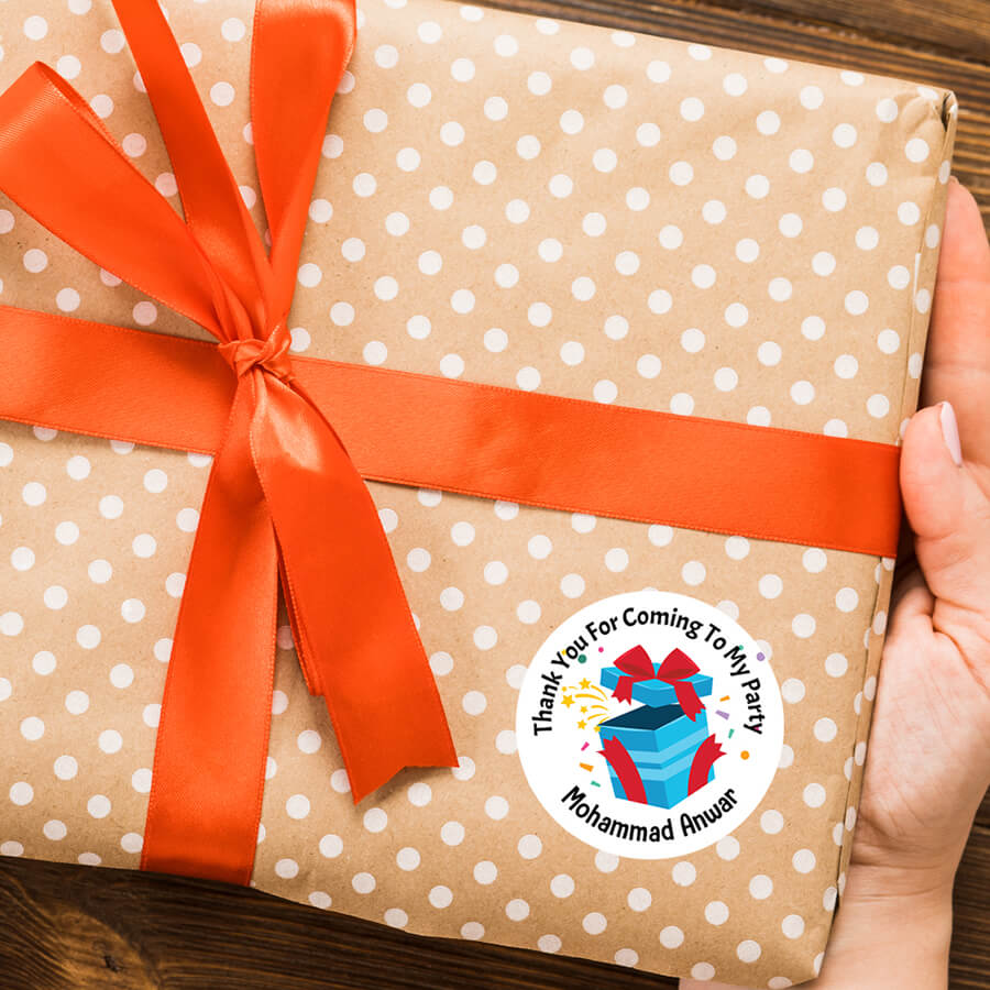 Personlised Gift Party Bag Labels