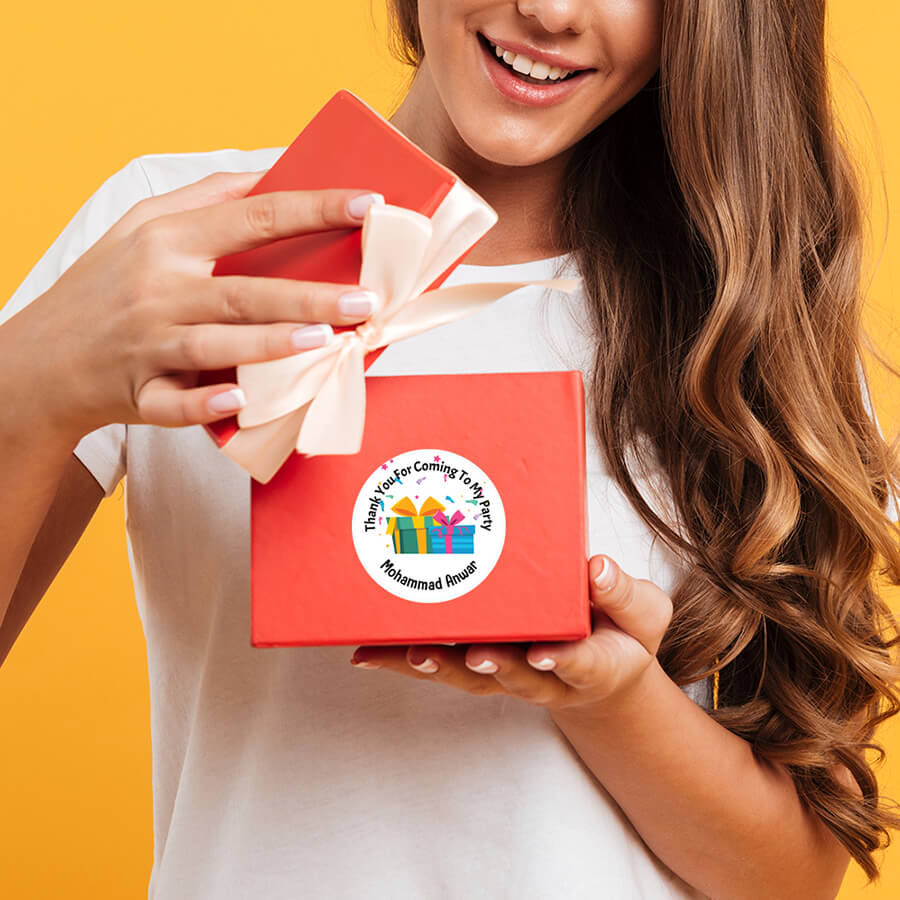 Personlised Gift Party Bag Labels