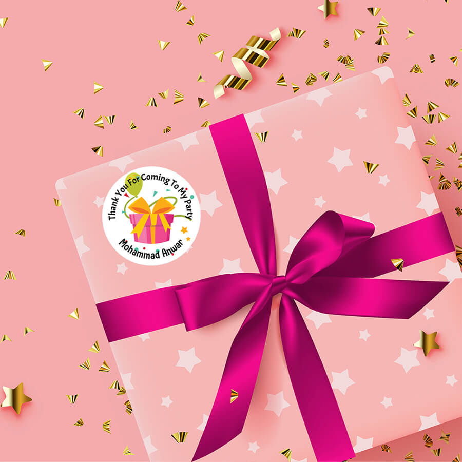 Personlised Gift Party Bag Labels