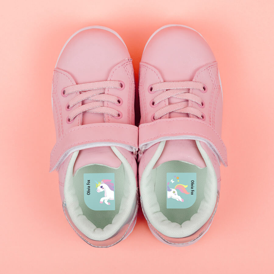 kids Left and Right Shoe Label