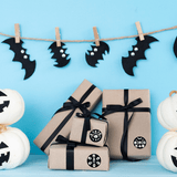 Skull Theme Halloween Stickers