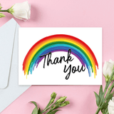 Rainbow Thank you Cards