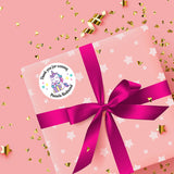 Personlised Unicorn Thank you For Coming To My Party Sticker