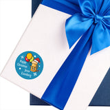 Personalised Christmas  Sticker - Round - Gift Labels