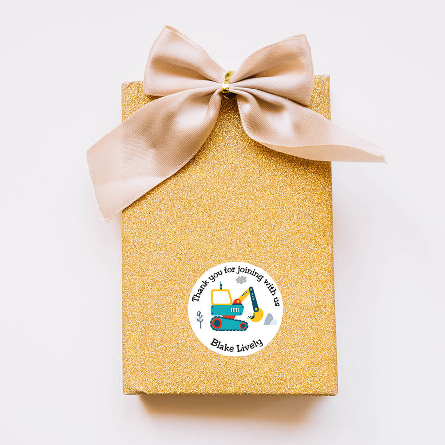 Personalised Game Theme Thank you For Coming To My Party Sticker