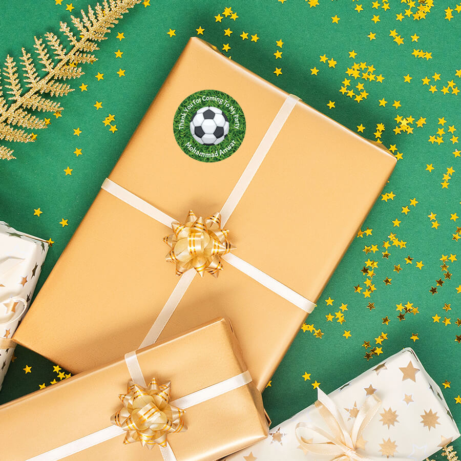 Personalised Game Theme Thank you For Coming To My Party Sticker