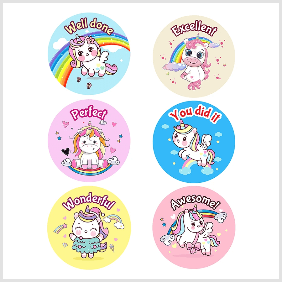 Unicorn Reward Stickers