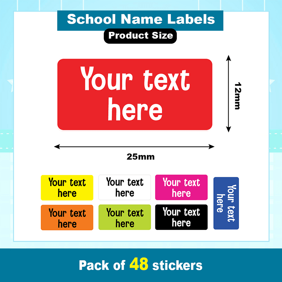 Name Labels - Plain Standard