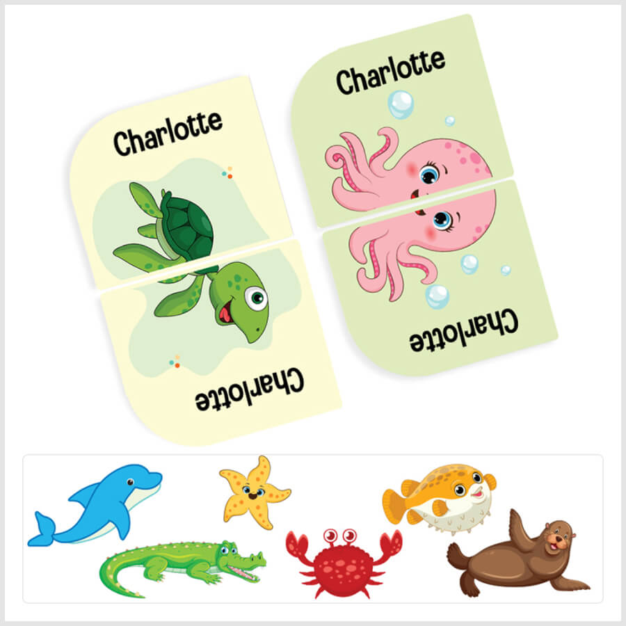 Star shoe name label