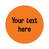 Name Labels - Plain Round