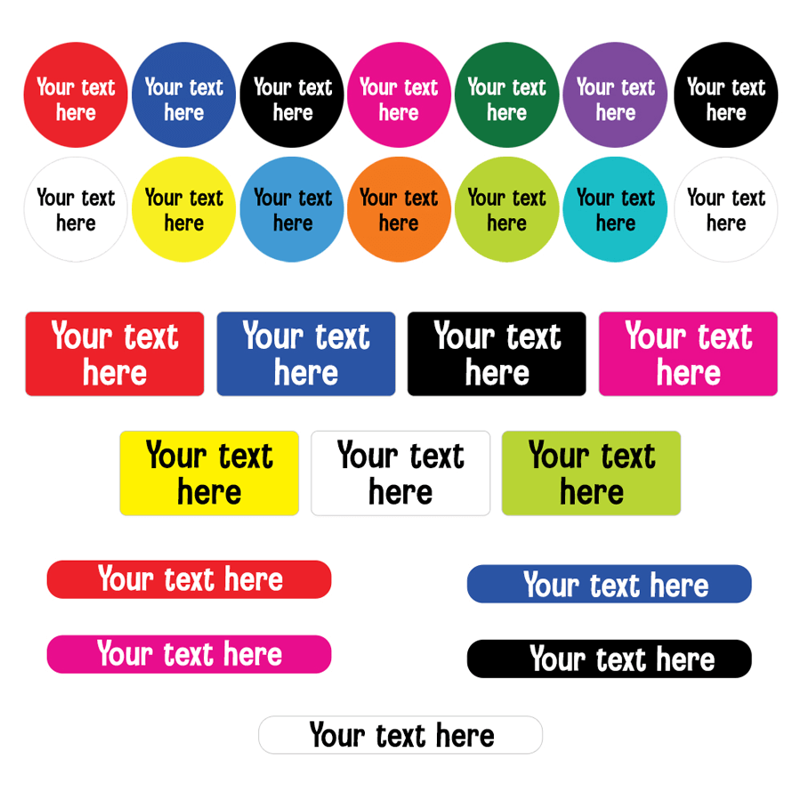 Name Labels - Combo Pack