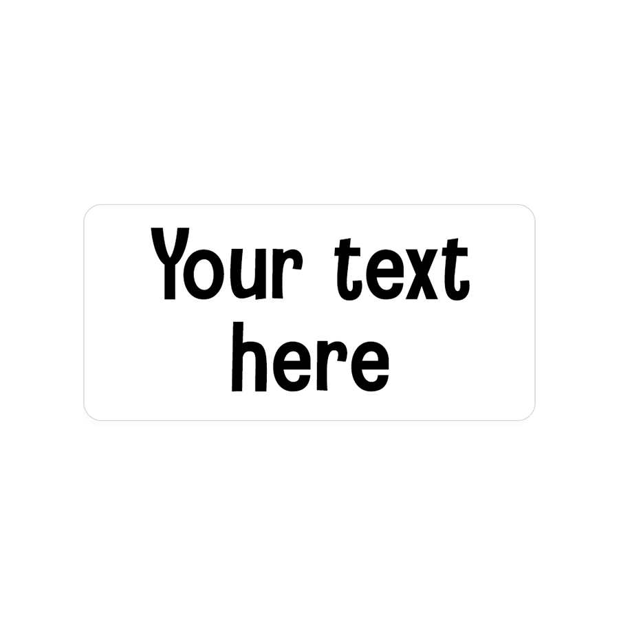 Name Labels - Plain Standard