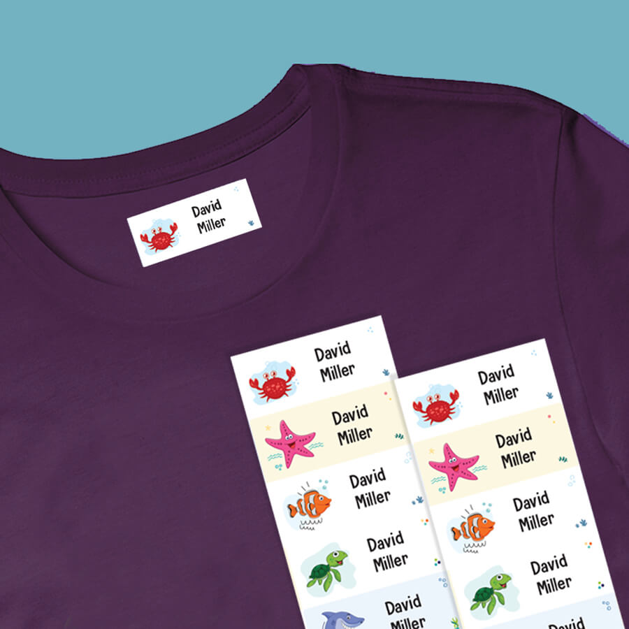 iron on name tags