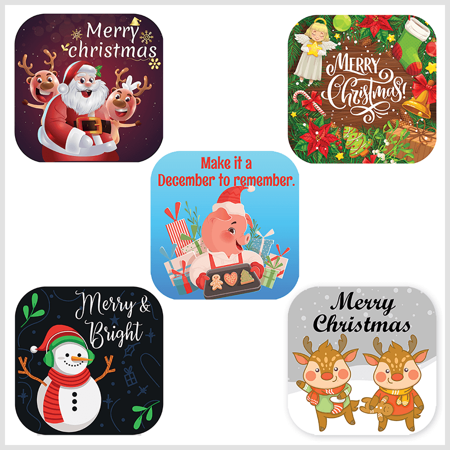 Cute Winter Holiday Stickers
