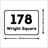 Personalised Multi Coloured Rectangle Bin Stickers