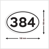 Personalised Multicolour Oval Bin Stickers