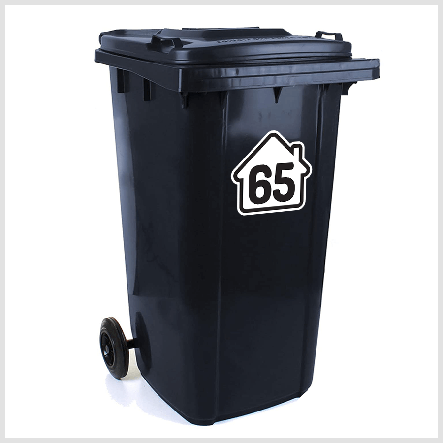 Personalised Home Design Wheelie Bin Stickers
