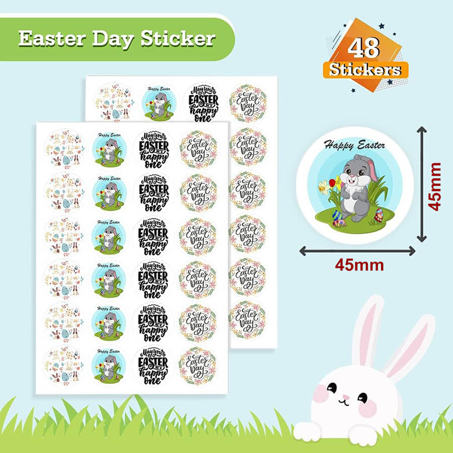 Happy Easter Stickers
