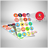 Cartoon Animal Theme Reward Stickers