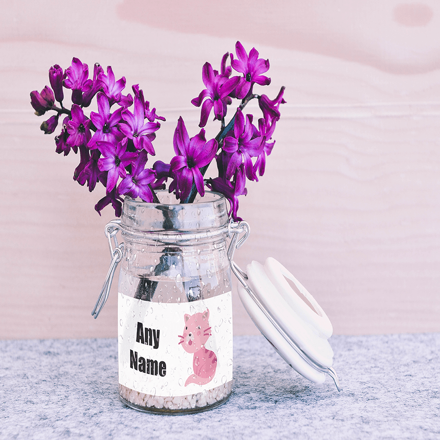 Animal Name Labels Personalised