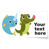 Animal Name Labels Wp08 / 46 Personalised