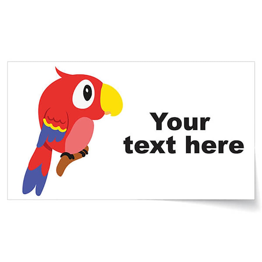 Animal Name Labels Wp12 / 46 Personalised