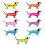 Name Labels -  Dog Custom Shape